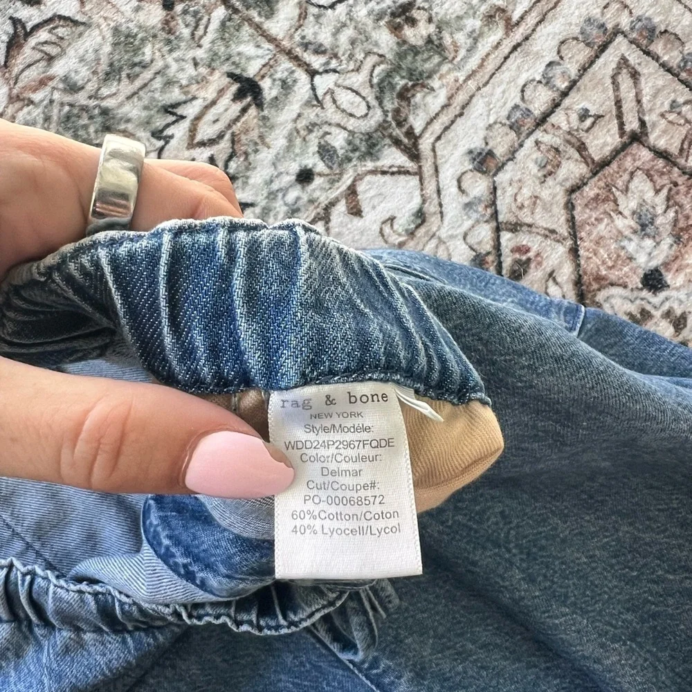 Rag & Bone Ultra Featherweight Mid Rise Logan Pant Shade Delmar- Size 32